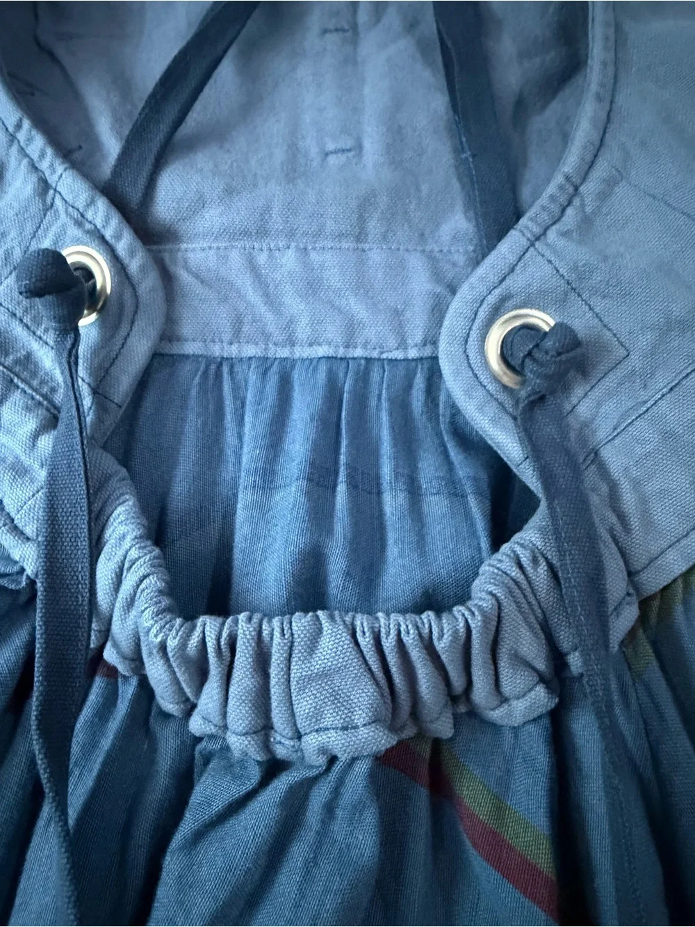 NWT FREE PEOPLE So It Goes Maxi Dress Oceanview Combo S - Picture 12 of 13